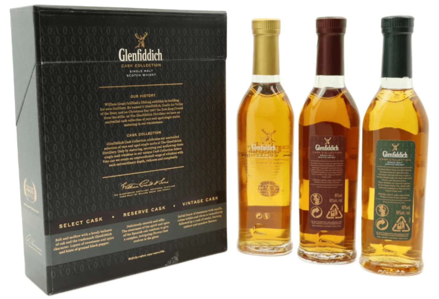 Glenfiddich Cask Collection 3x20cl - Image 2