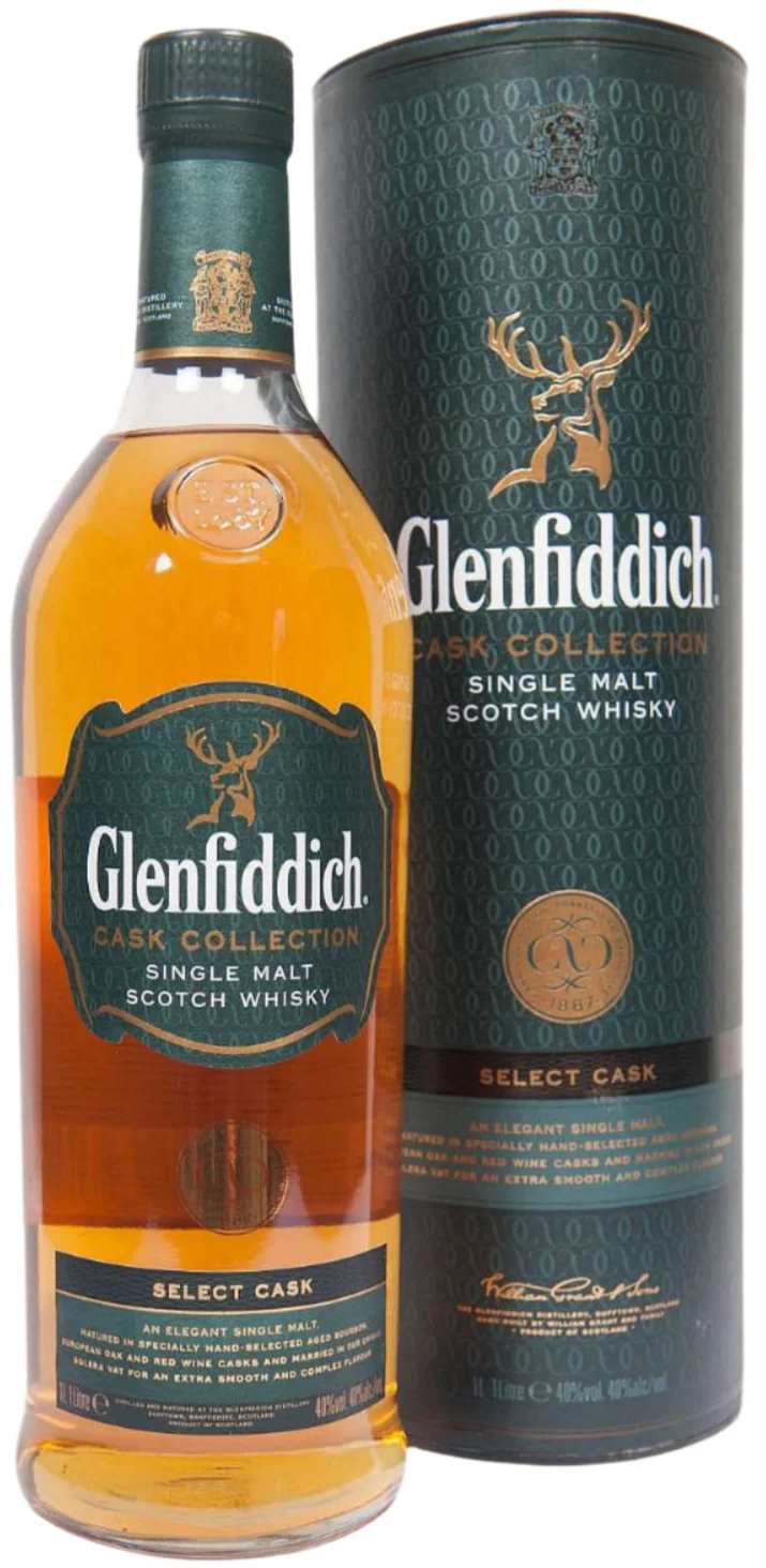Glenfiddich Cask Collection Select Cask Single Malt Scotch Whisky 1L