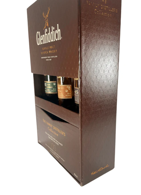 Glenfiddich Family Collection Miniature Set Inc Two Glasses 3x10cl - Image 4