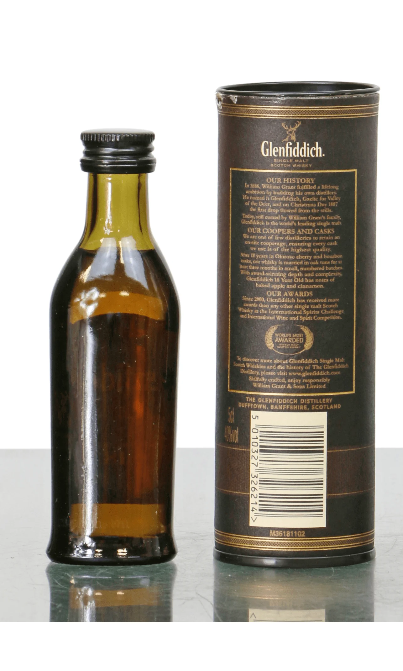 Glenfiddich Miniature 18 Year Old 5cl - Image 2
