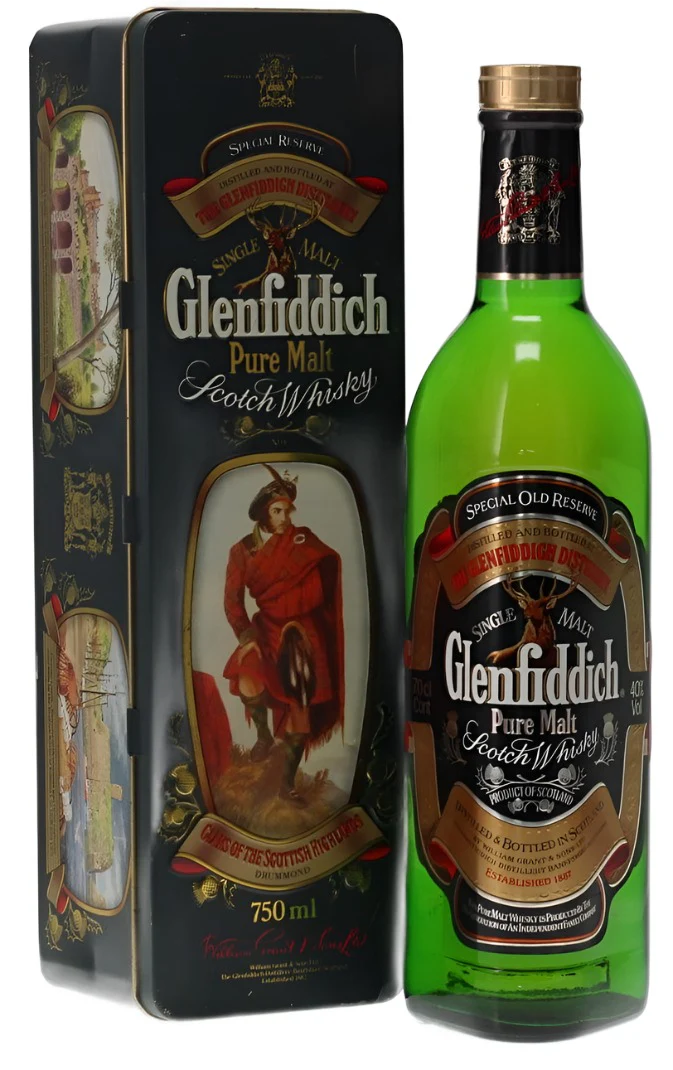 Glenfiddich Single Malt Clan Drummond Bot. 1980s 75cl