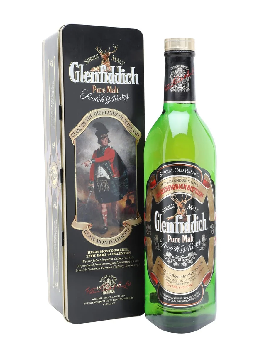 Glenfiddich Pure Malt Special Old Reserve Clan Montgomerie 1990s 70cl