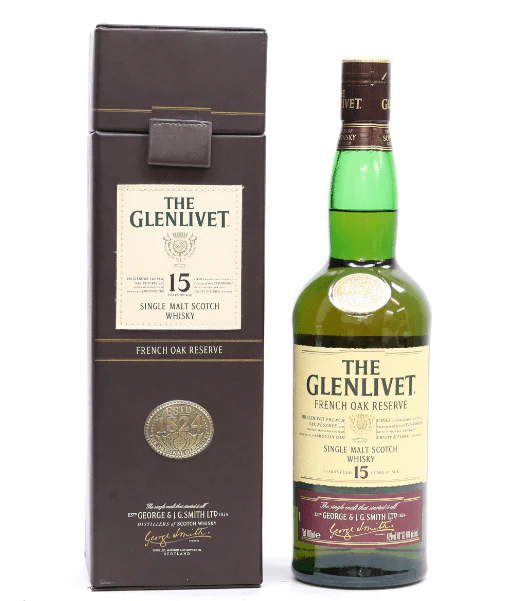 Glenlivet 15 Year Old French Oak Reserve Leather Case 70cl