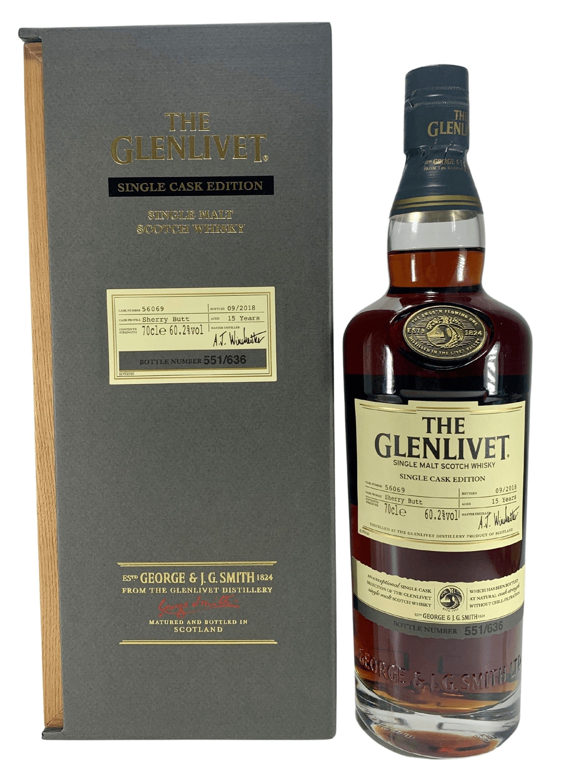 Glenlivet 15 Year Old Single Sherry Cask Edition 70cl