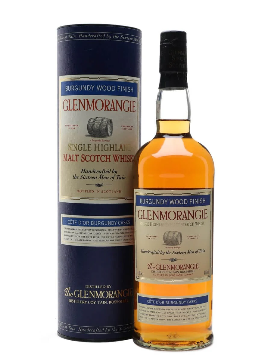 Glenmorangie Burgundy Finish Single Malt Scotch Whisky Gift Tube 1L