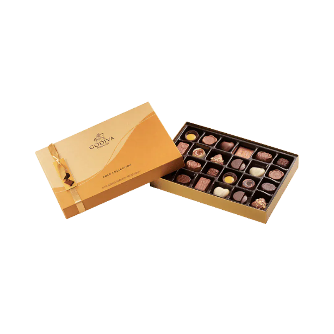 Godiva Belgium Gold Collection Assorted Chocolates Giftbox 25 Pieces 258g - Image 2