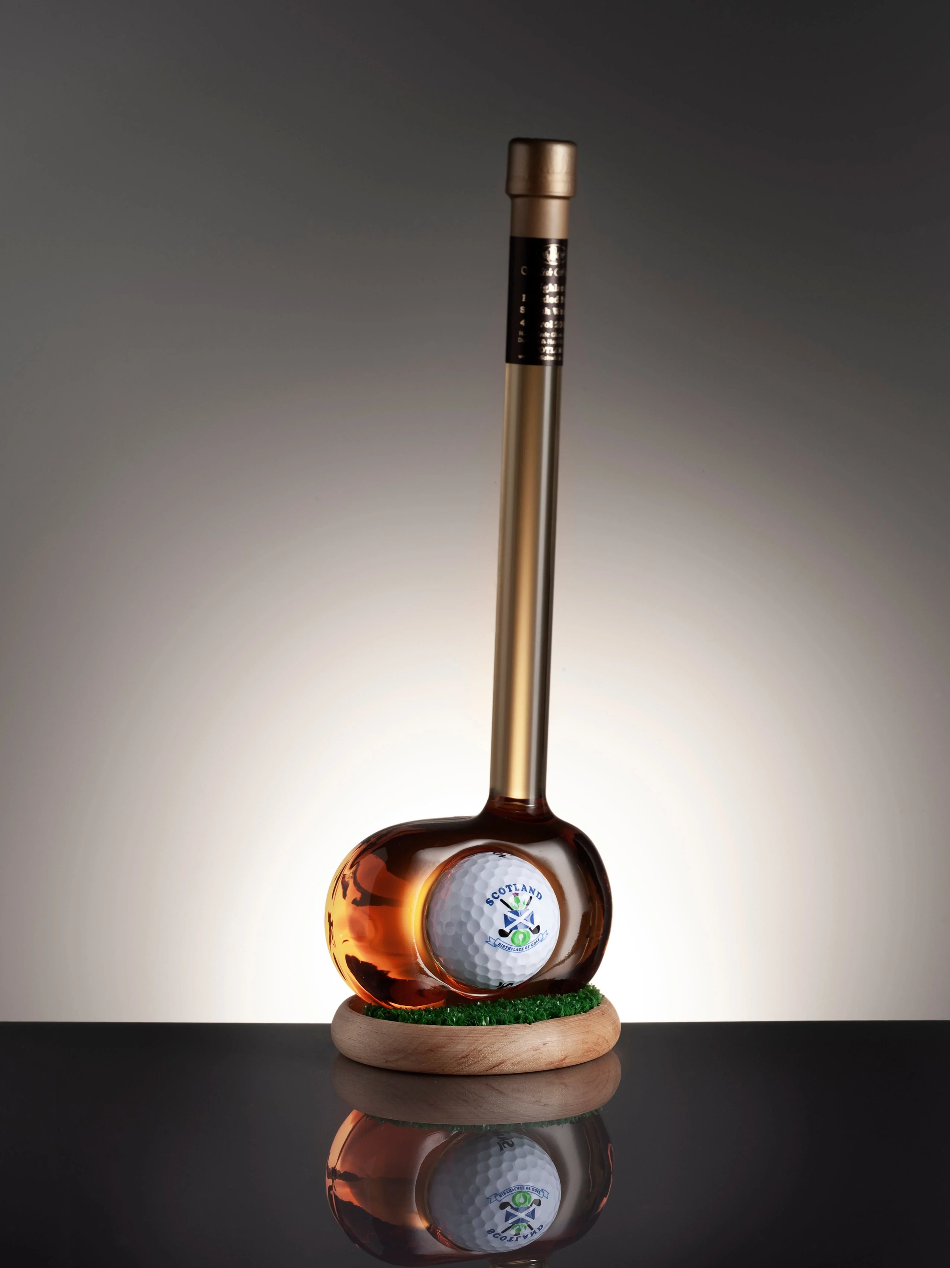 Golf Club Refillable Rum Decanter 20cl