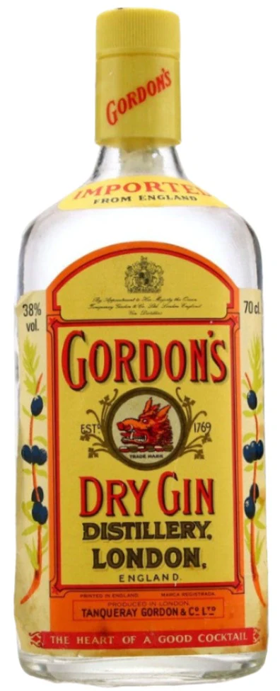 Gordon's Dry Gin 1970's 70cl
