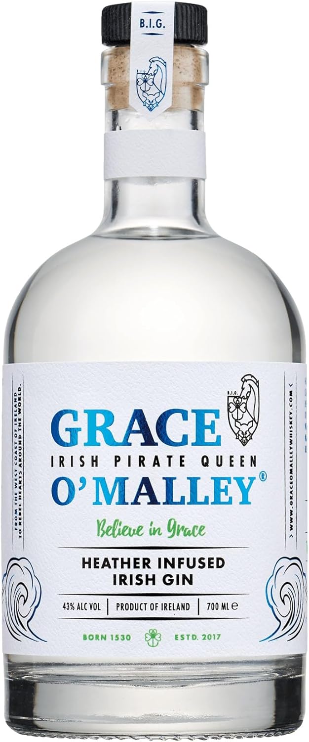 Grace O'Malley Heather Infused Irish Gin 70cl