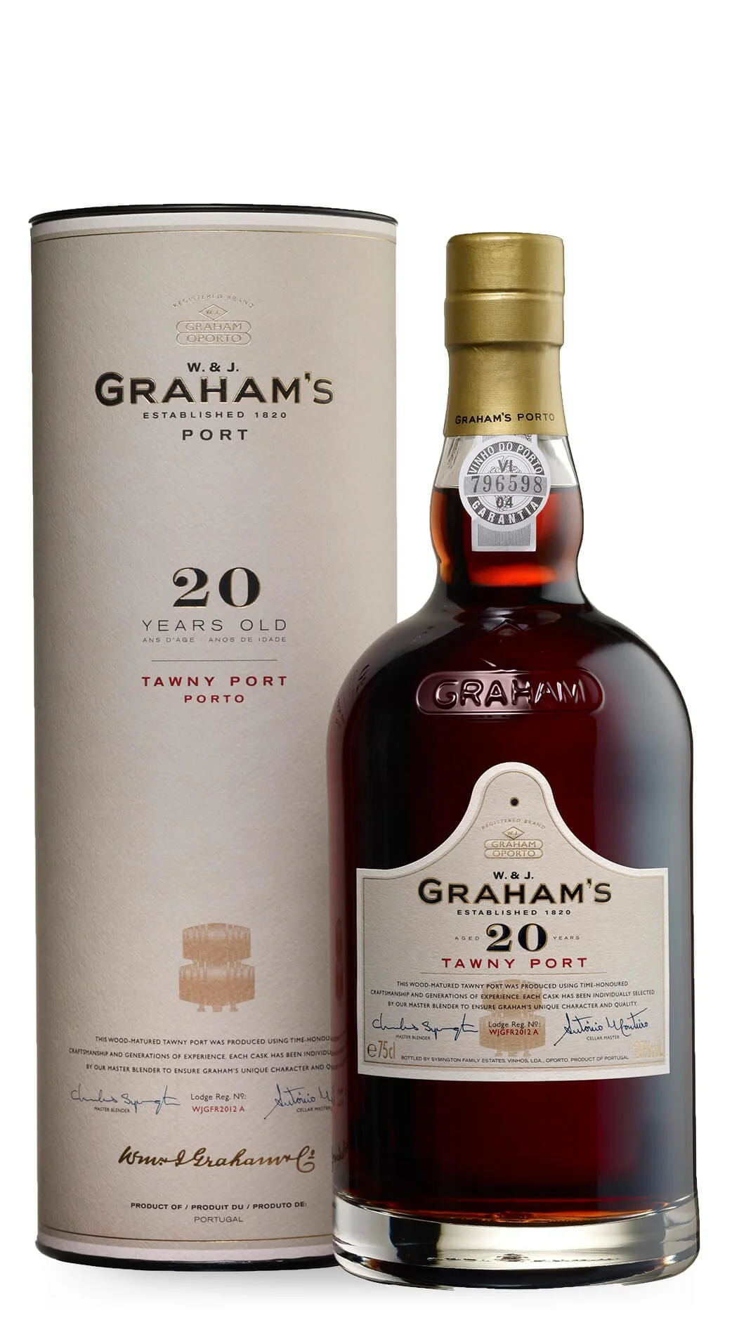 Graham's 20 Year Old Tawny Port Gift Tube 75cl