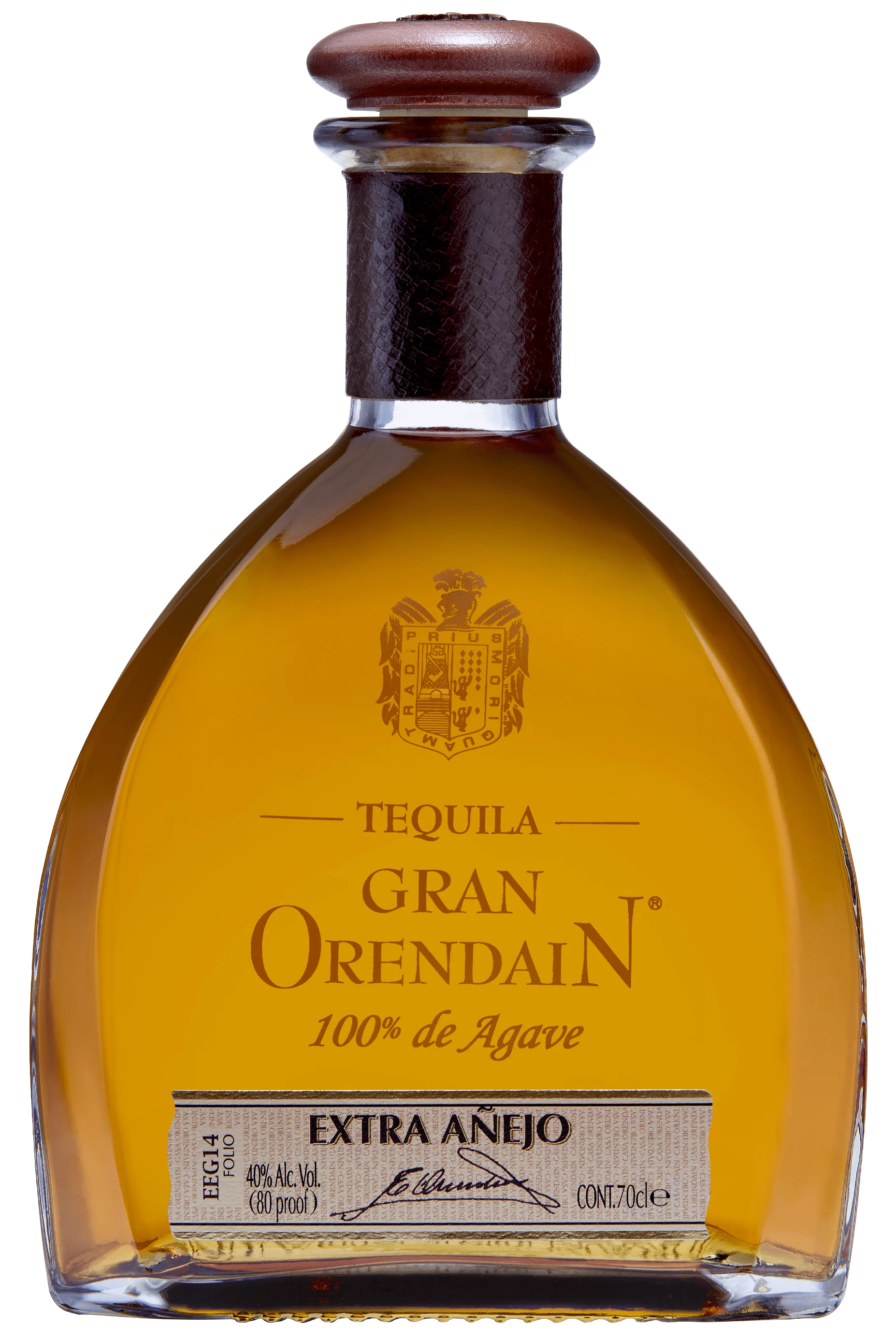 Gran Orendain Extra AƱejo 3 Years Old Tequila 70cl