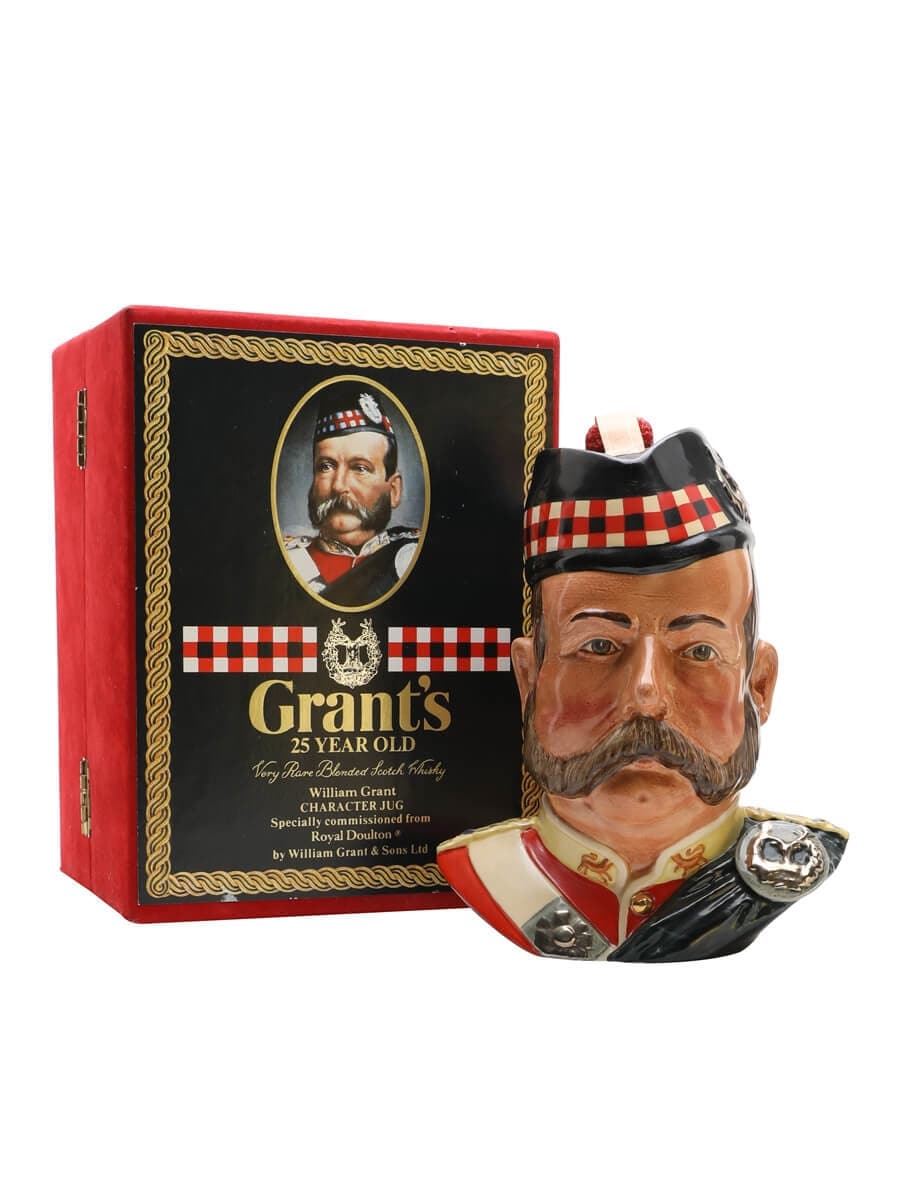 Grant's Character Jug 25 Year Old Royal Doulton 75cl