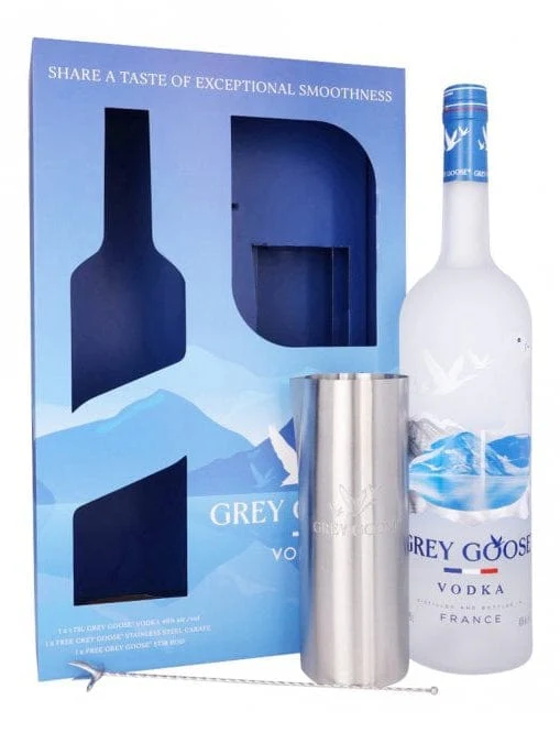 Grey Goose Vodka Cocktail Shaker Magnum Gift Set 1.75L