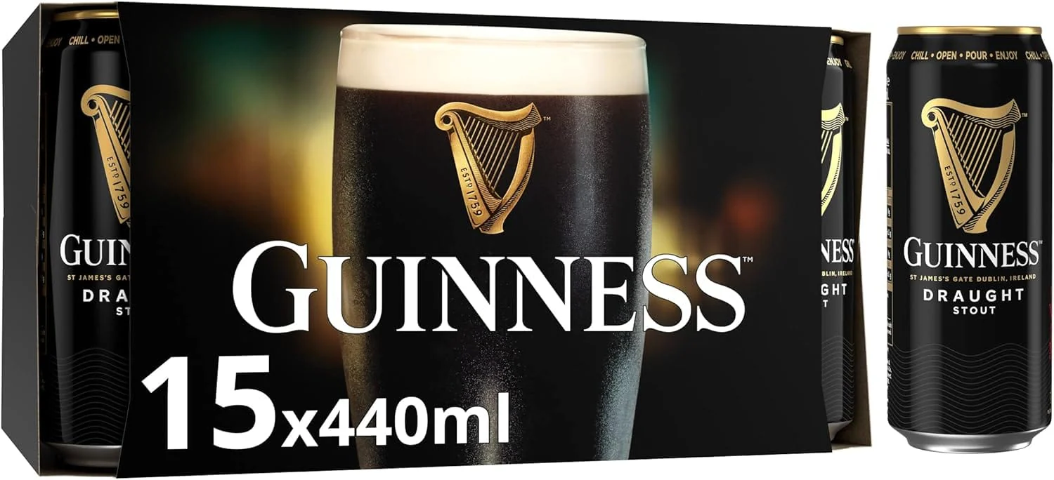 Guinness Draught Stout Cans 15x440ml