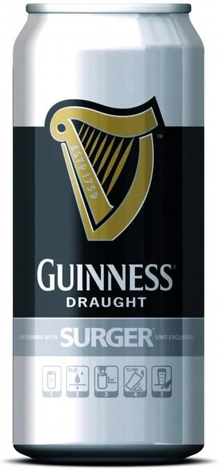 Guinness Draught Surger Cans 24x520ml