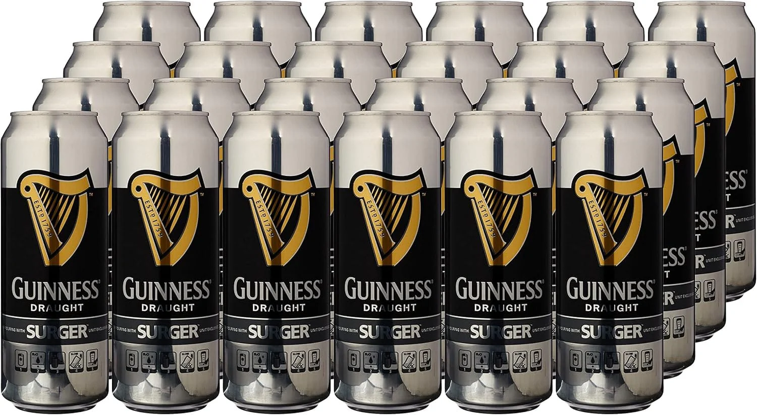 Guinness Draught Surger Cans 24x520ml - Image 2