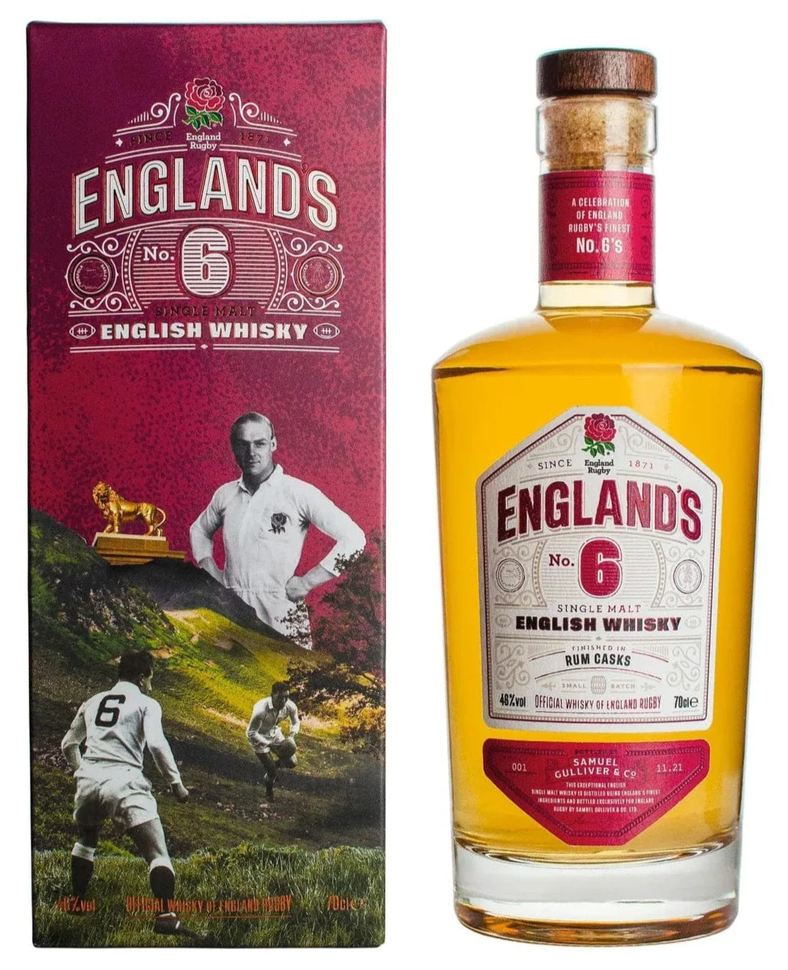 Gullivers England's No.6 Single Malt English Whisky 70cl