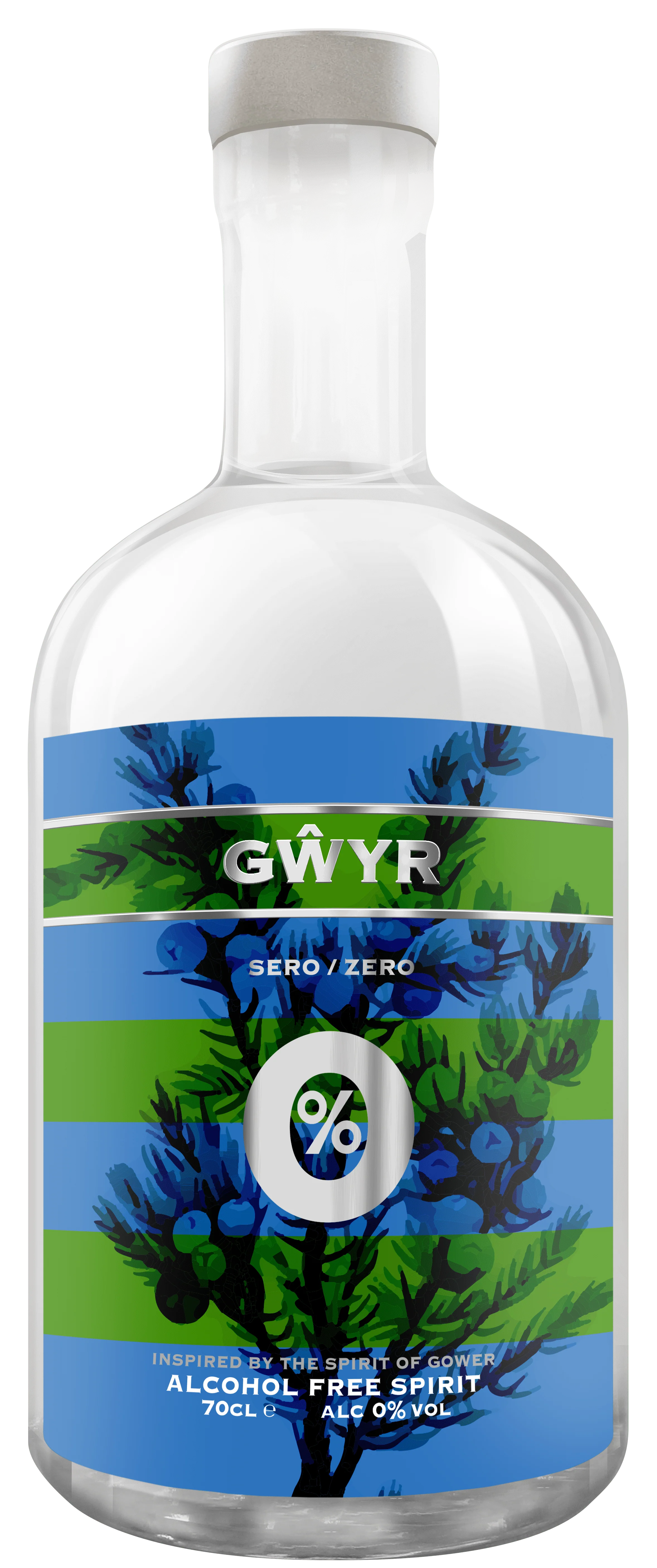 GWYR Zero Alcohol Free Welsh Spirit 70cl
