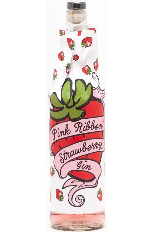 GŴYR Pink Ribbon Strawberry Gin 70cl