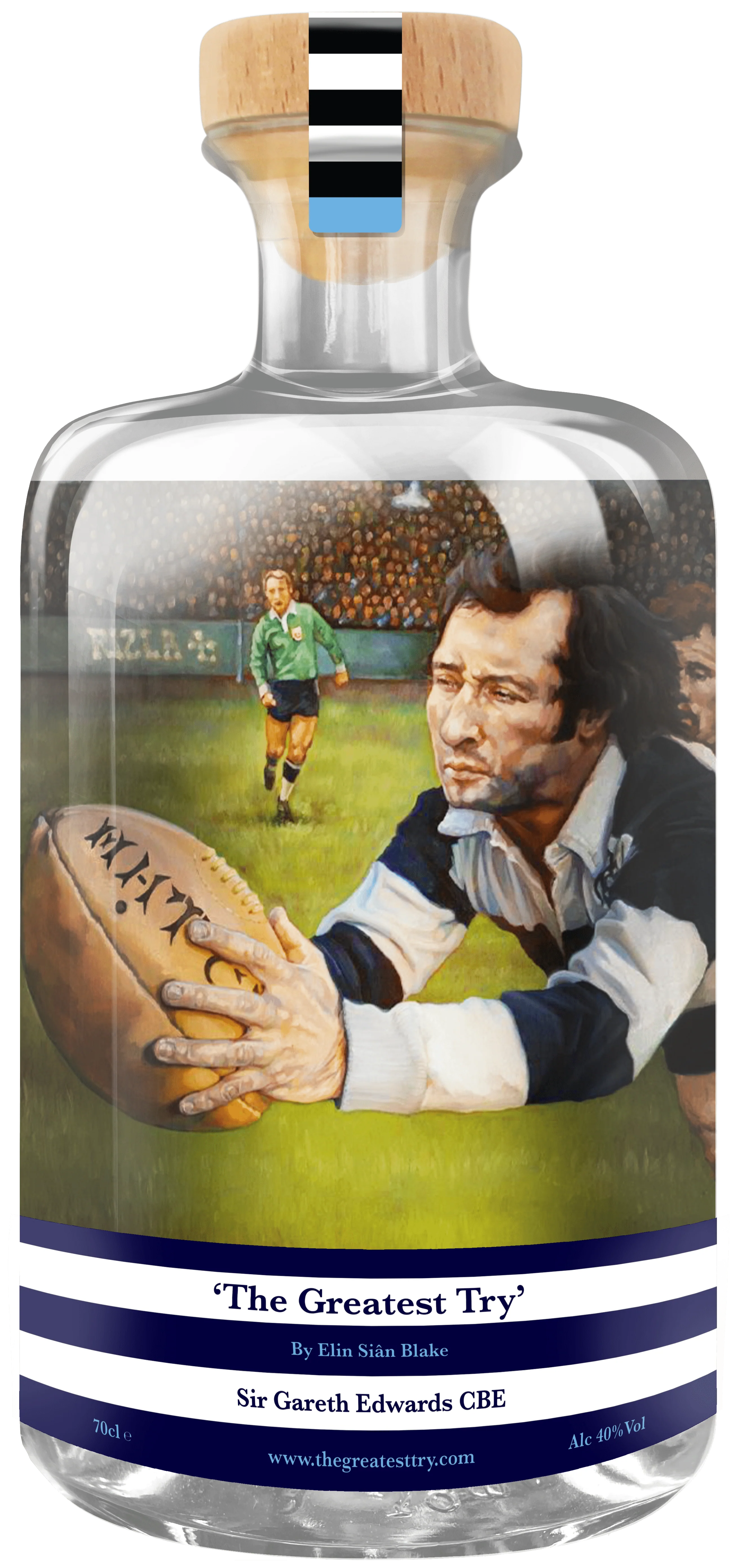 GŴYR The Greatest Try Sir Gareth Edward’s Limited Edition Craft Gin 70cl
