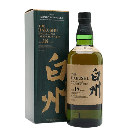 Hakushu 18 Year Old Single Malt Japanese Whisky 70cl