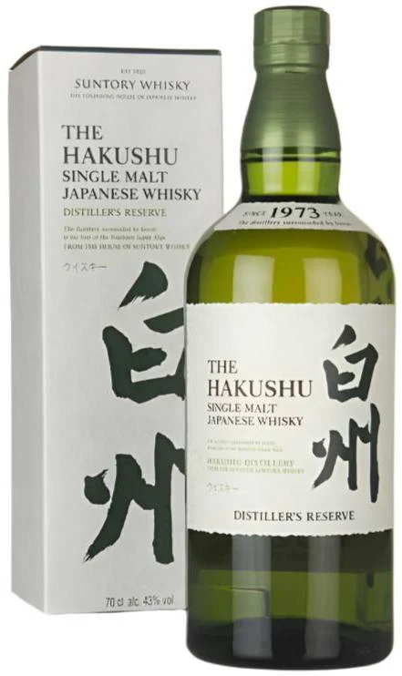Hakushu Distiller’s Reserve Single Malt Japanese Whisky 70cl