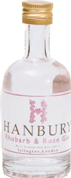 Hanbury Rhubarb & Rose Gin Miniature 5cl