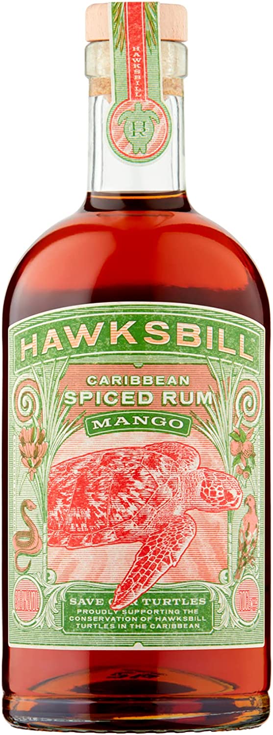 Hawksbill Mango Spiced Rum 70cl