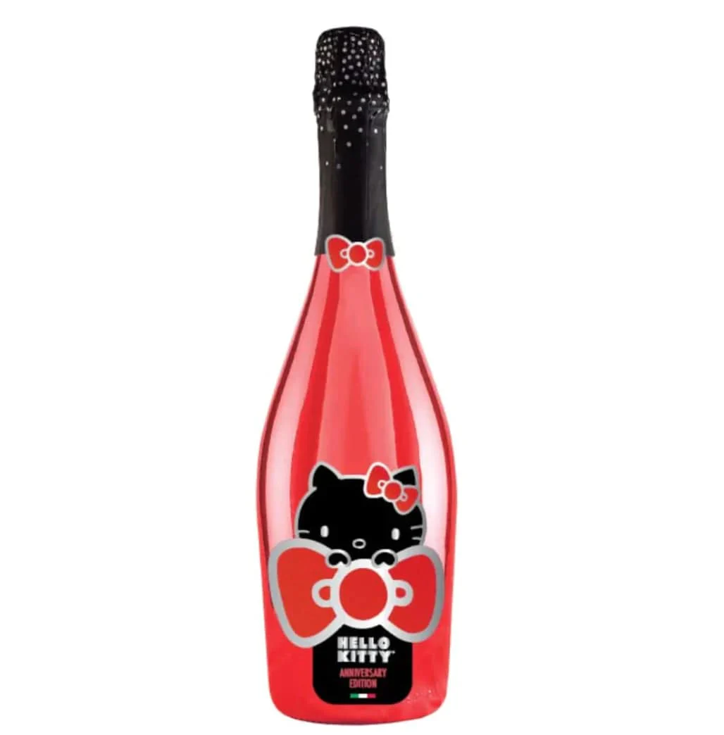 Hello Kitty Sparkling Rosé Wine Anniversary Edition 75cl