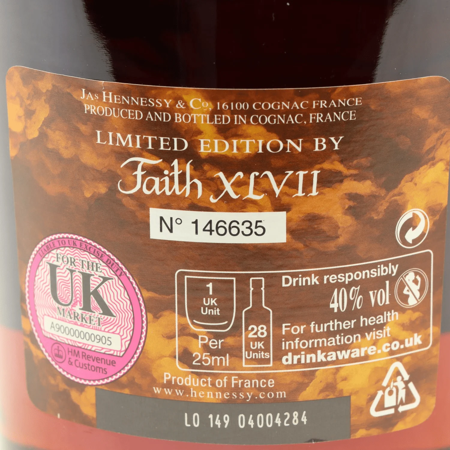Hennessy Very Special Faith XLVII Limited Edition 70cl - Image 3