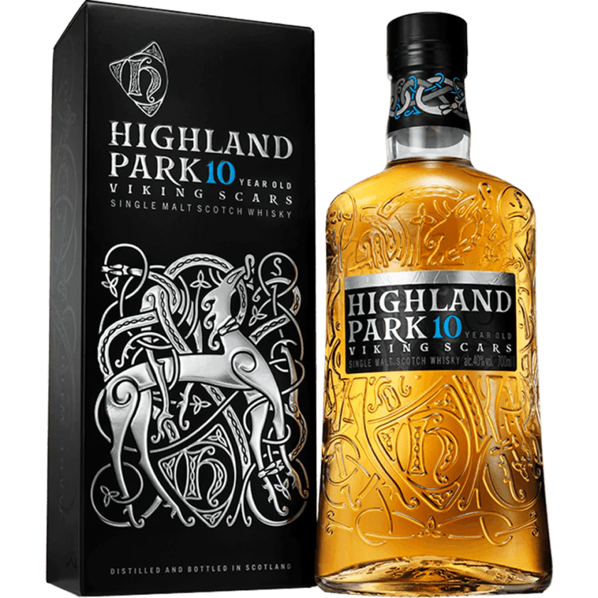 Highland Park Viking Scars 10 Year Old Single Malt Scotch Whisky 70cl