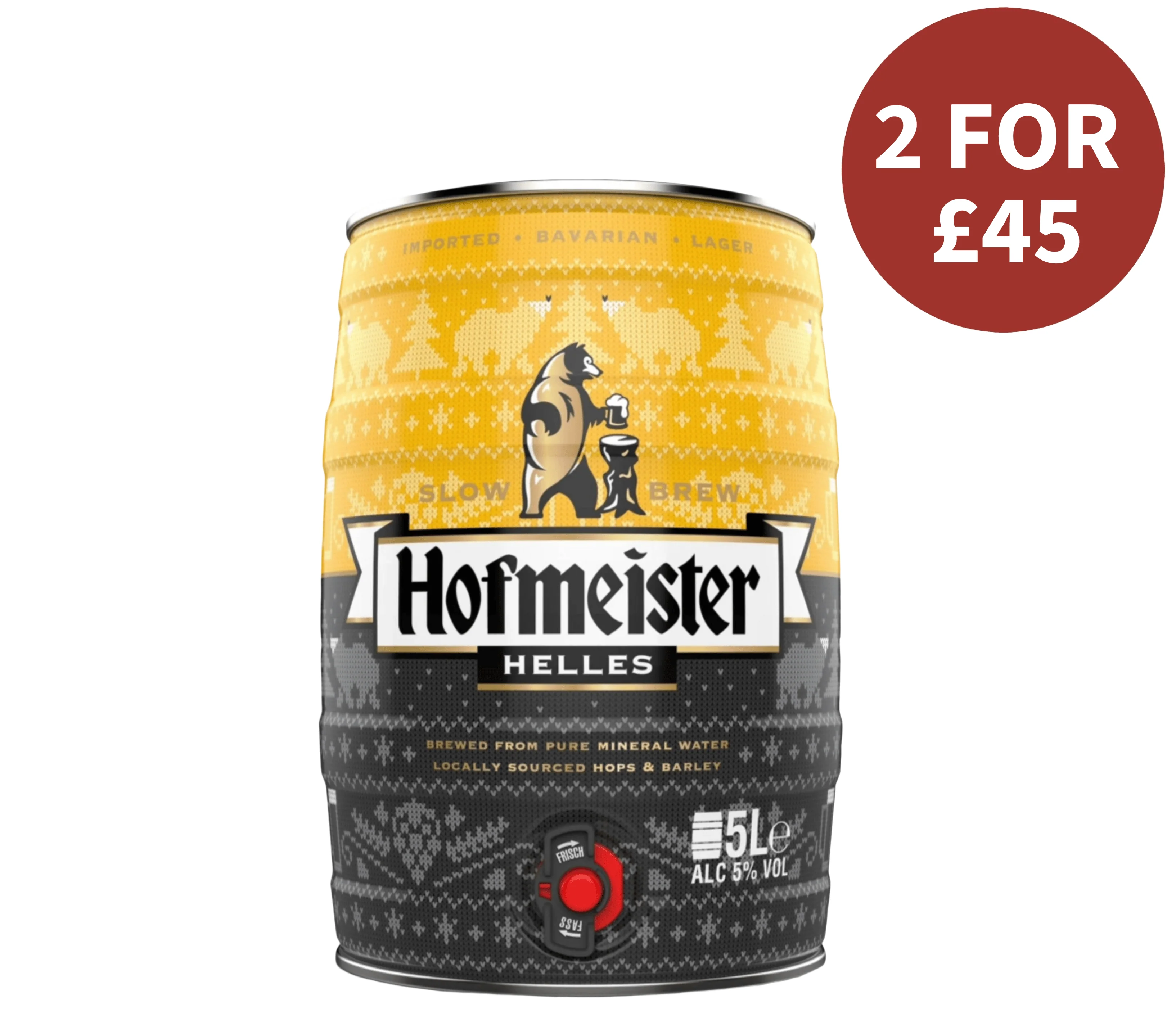 Hofmeister Helles Premium Lager Mini-Keg 5L