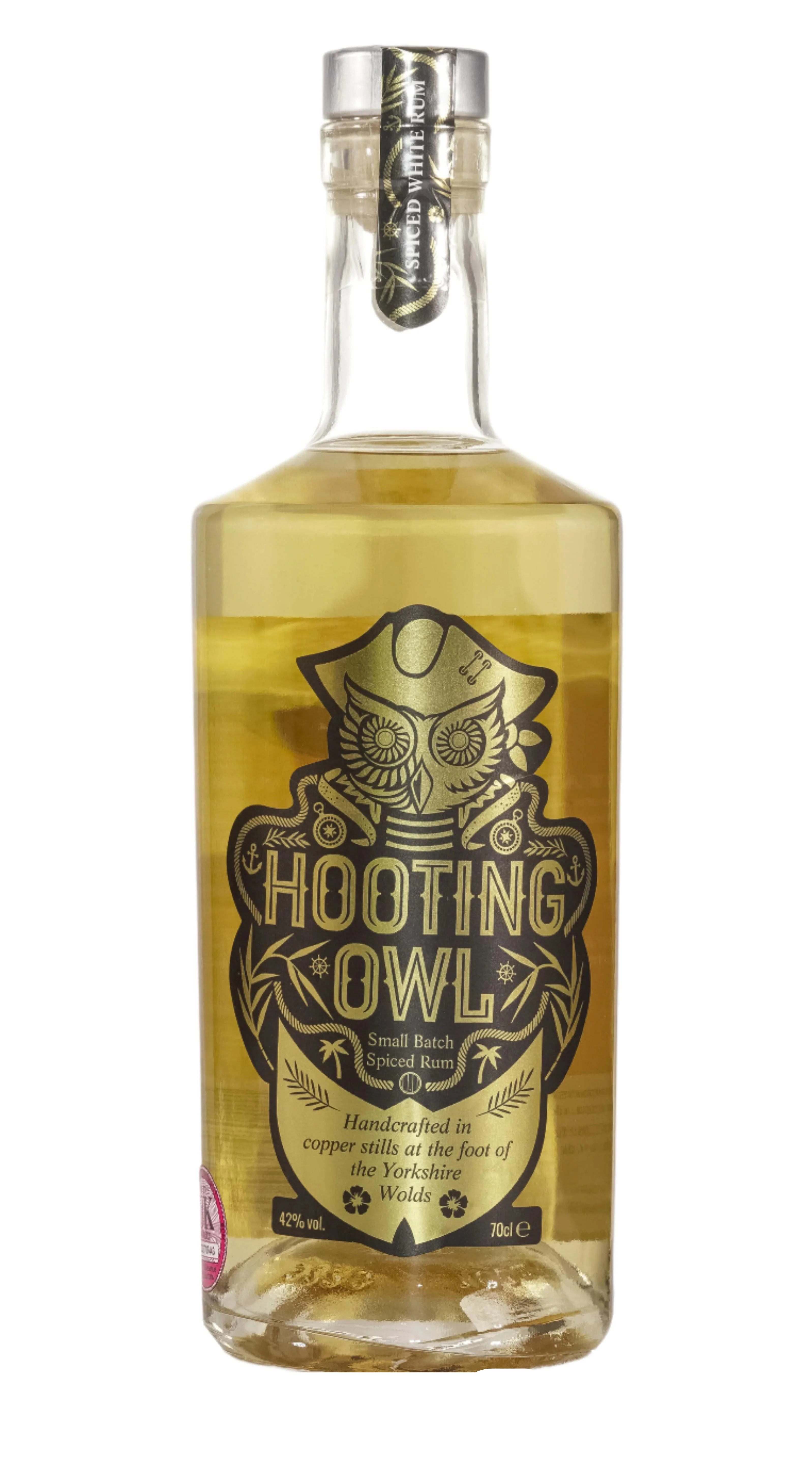 Hooting Owl Botanical Spiced White Rum 70cl