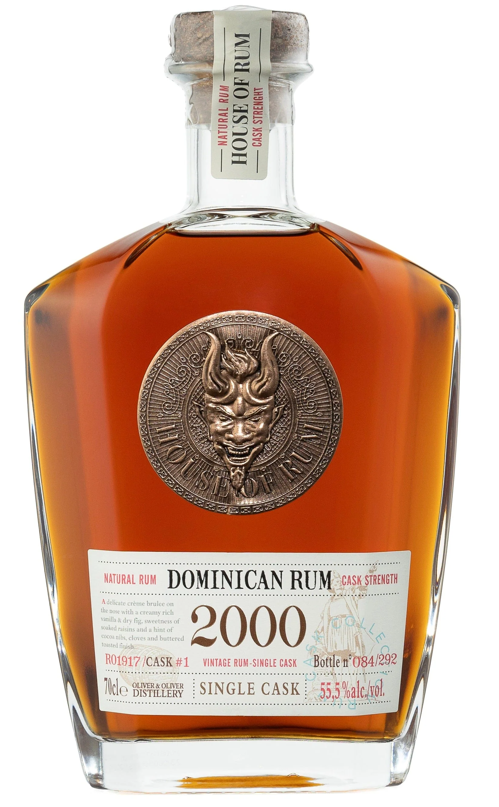 House of Rum Dominican 2000 Rum 70cl - Image 2