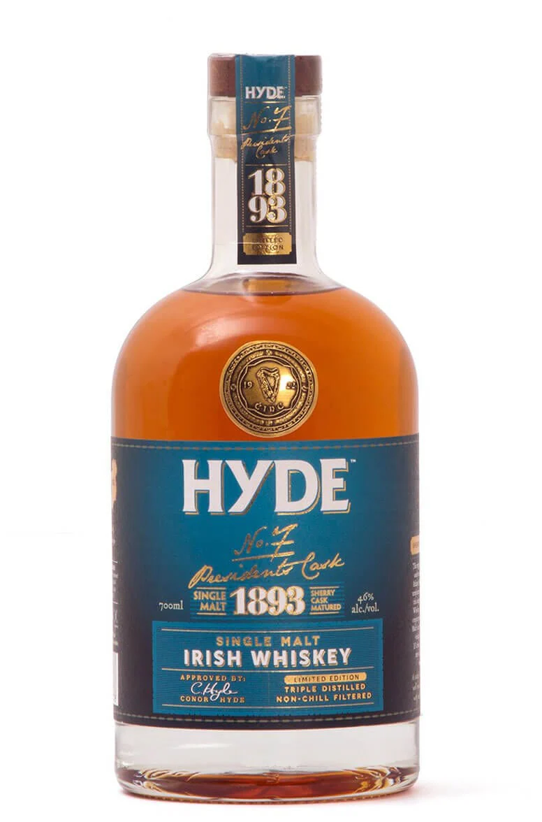 Hyde No.7 President's Cask Single Malt Irish Whiskey 70cl
