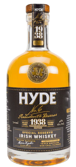 Hyde No.6 President's Reserve Special Reserve Irish Whiskey 70cl