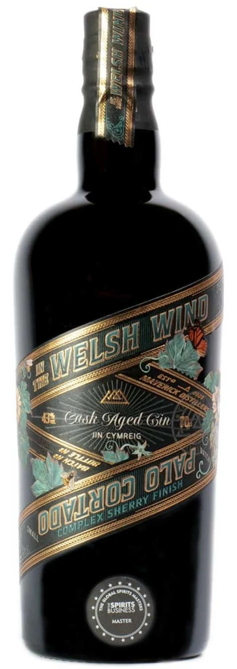 In The Welsh Wind Limited Edition Palo Cortado Cask Aged Gin 70cl