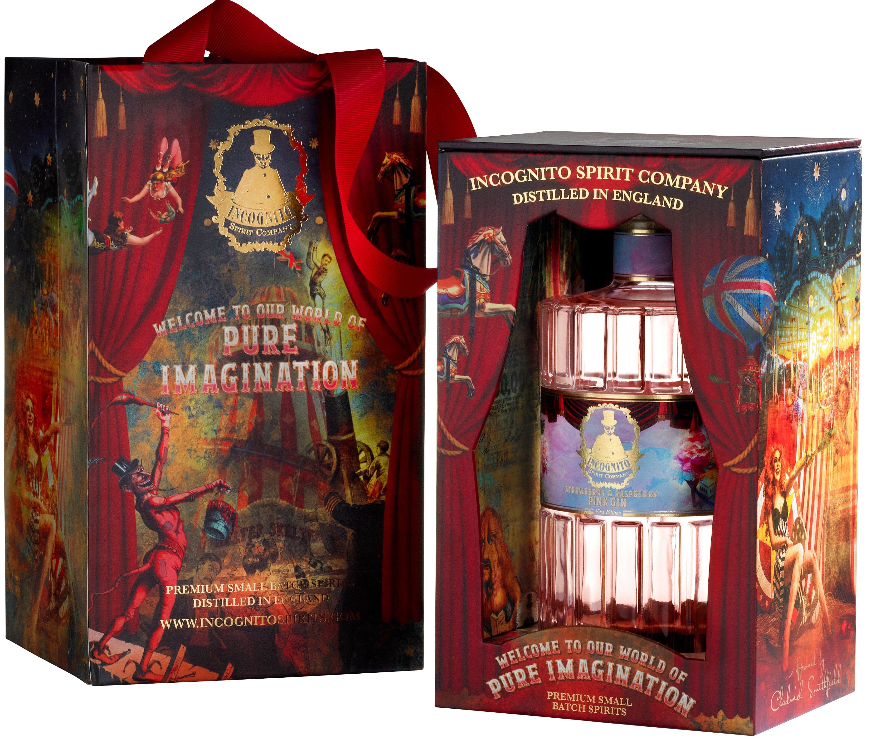 Incognito Collector's Edition Strawberry & Raspberry Pink Gin 70cl
