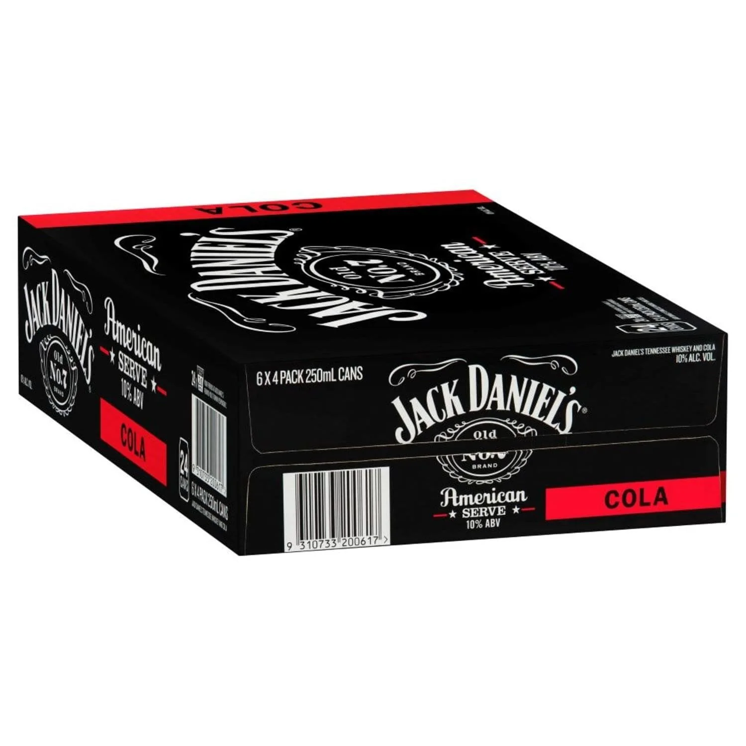 Jack Daniel's & Coca-Cola Cans 24x250ml - BBE 31/07/26