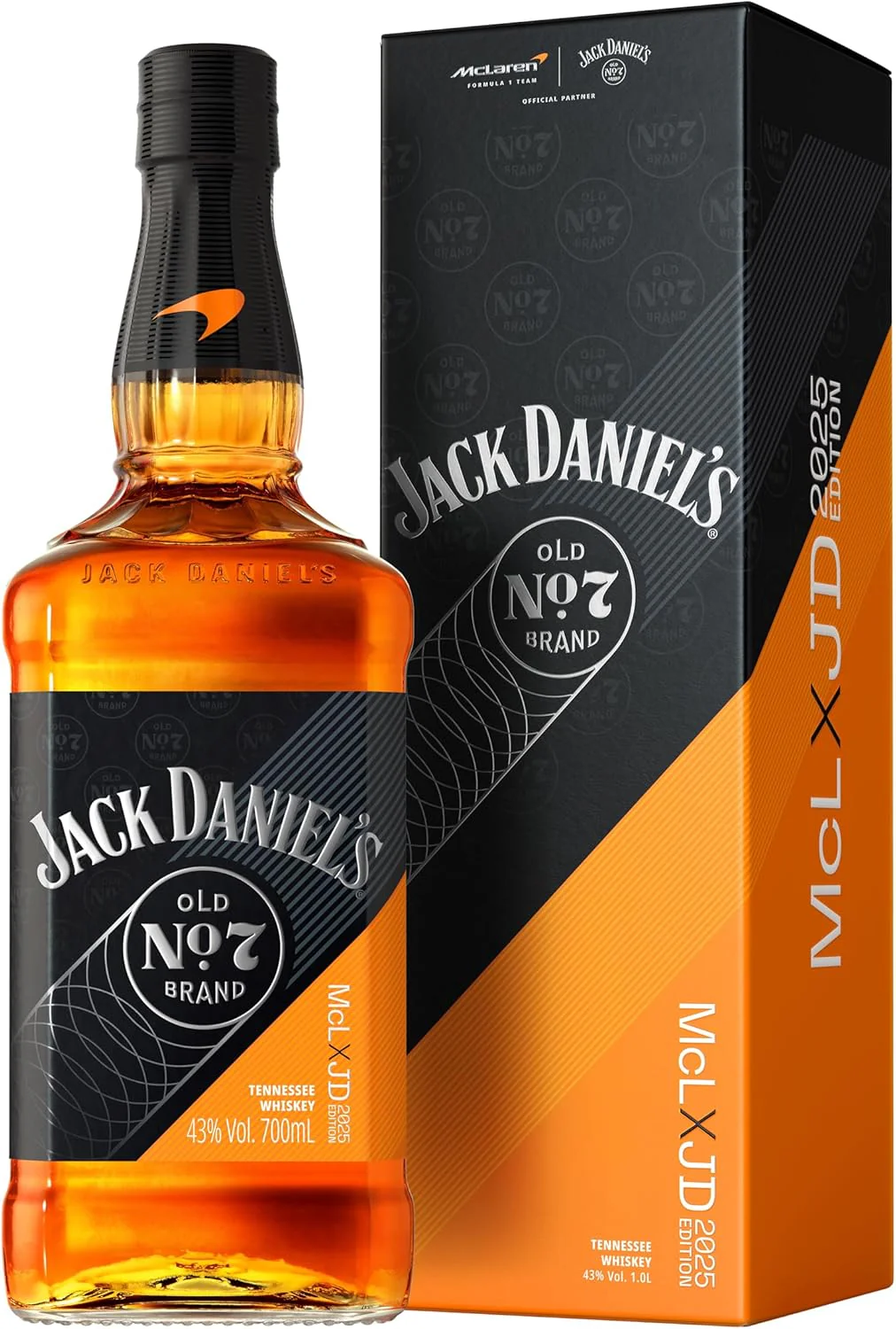 Jack Daniel's Old No.7 McLaren Formula 1 2025 Edition Gift Box 70cl
