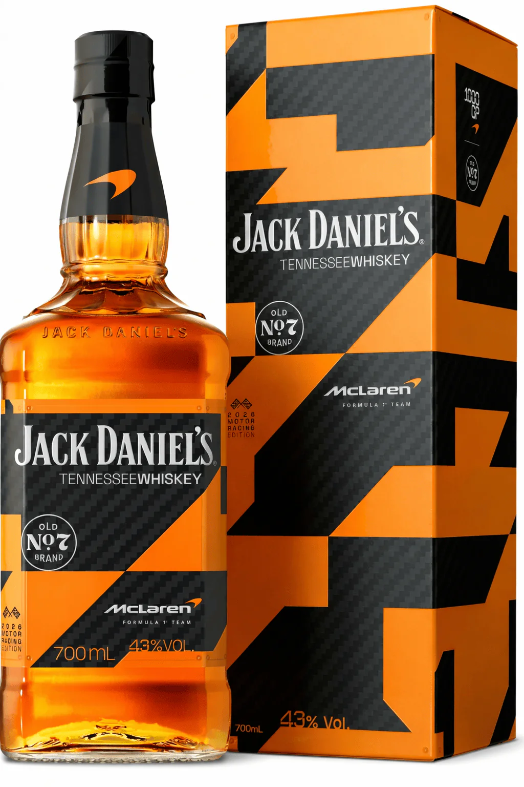 Jack Daniel's Old No.7 McLaren Formula 1 2026 Edition Gift Box 70cl