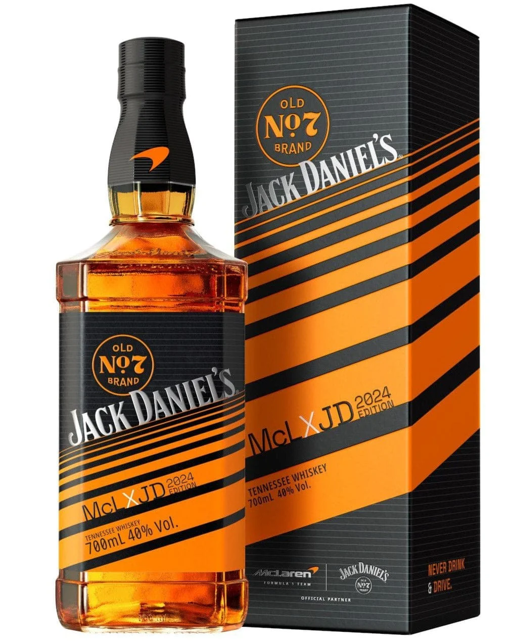 Jack Daniel's Old No.7 McLaren Formula 1 2024 Edition Gift Box 70cl
