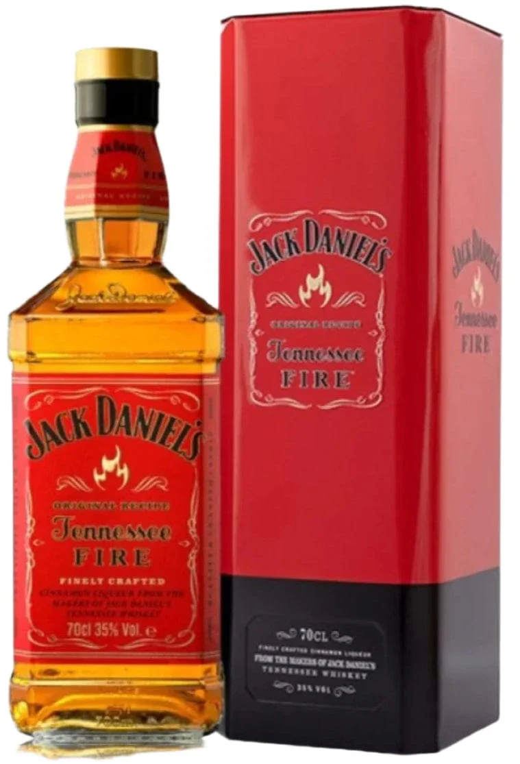 Jack Daniel's Fire Tennessee Whiskey Limited Edition Gift Tin 70cl