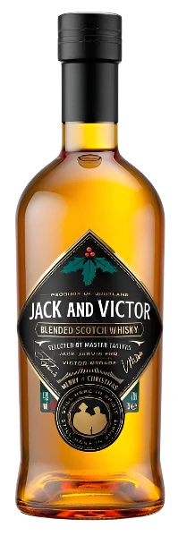 Jack & Victor Christmas Edition Blended Scotch Whisky Bottle Only 70cl