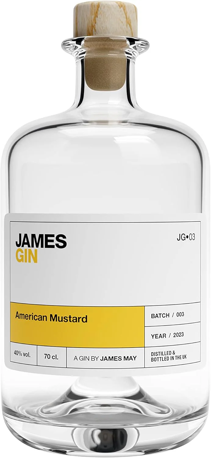 James Gin American Mustard Gin 70cl