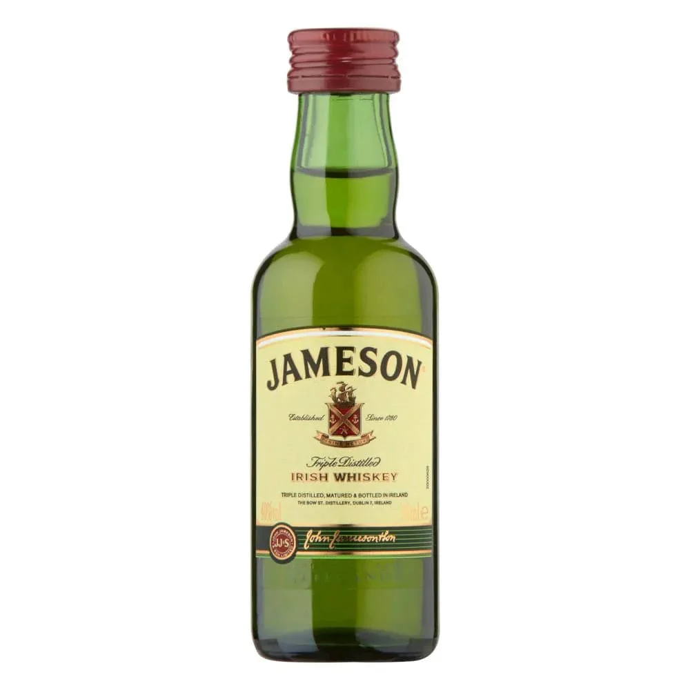 Jameson Original Blended Triple Distilled Irish Whiskey Miniature 5cl