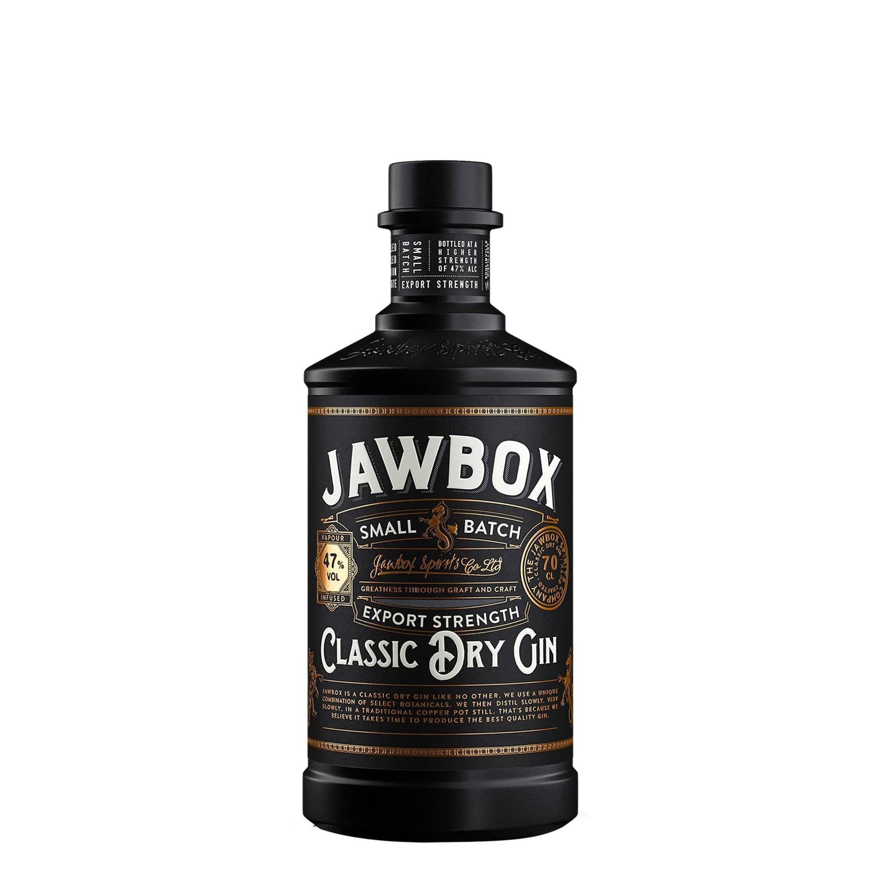 Jawbox Small Batch Export Strength Dry Gin 70cl