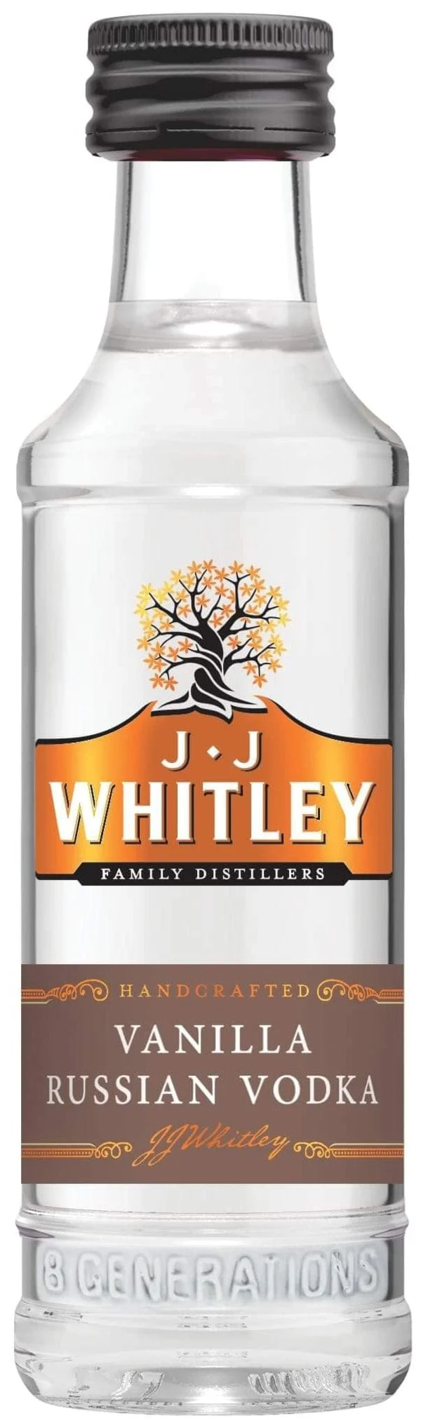 JJ Whitley Vanilla Vodka Miniature 5cl