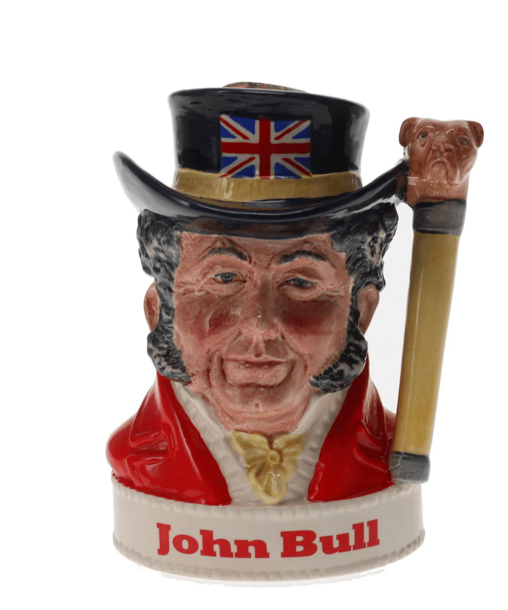 Royal Doulton Jim Beam Bourbon Whiskey 'John Bull' Decanter 20cl