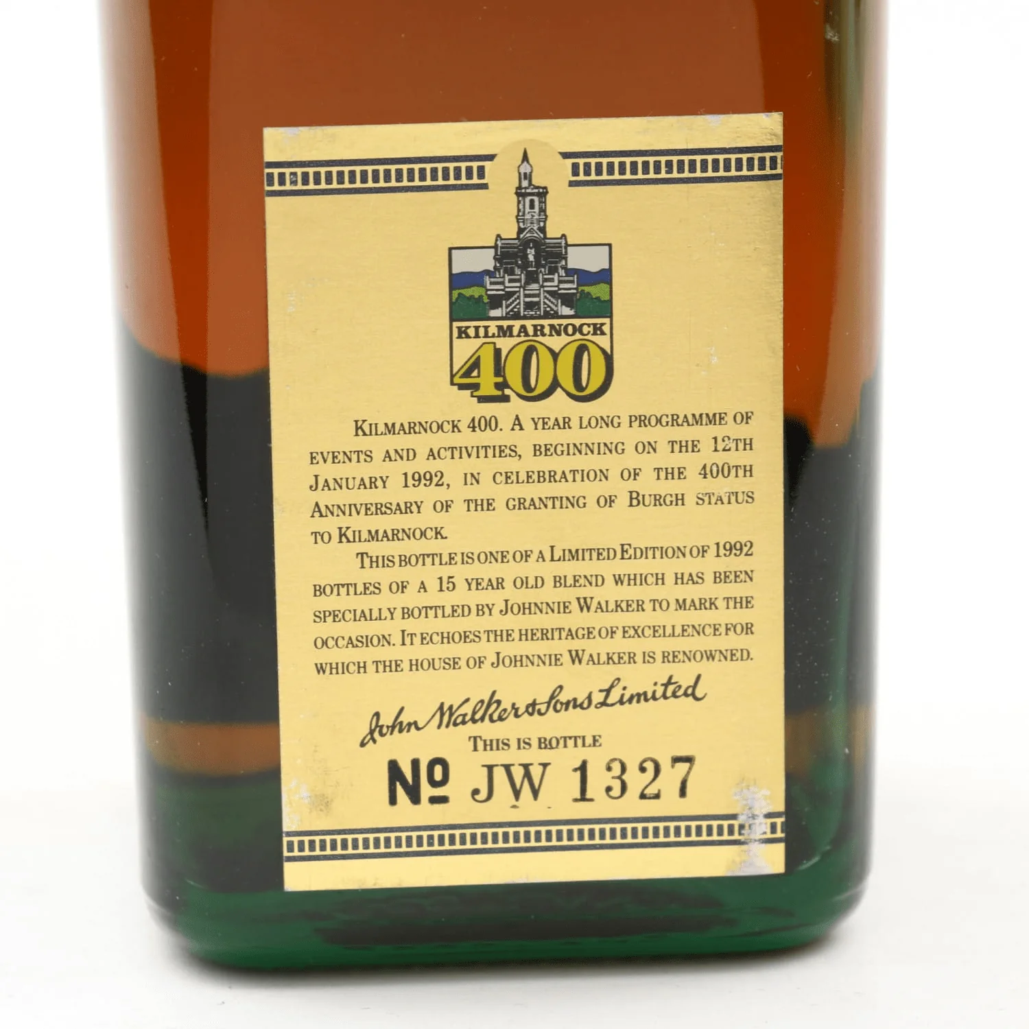 Johnnie Walker 400 Years At Kilmarnock 75cl - Image 3